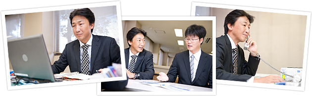 仕事の様子