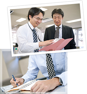 仕事の様子